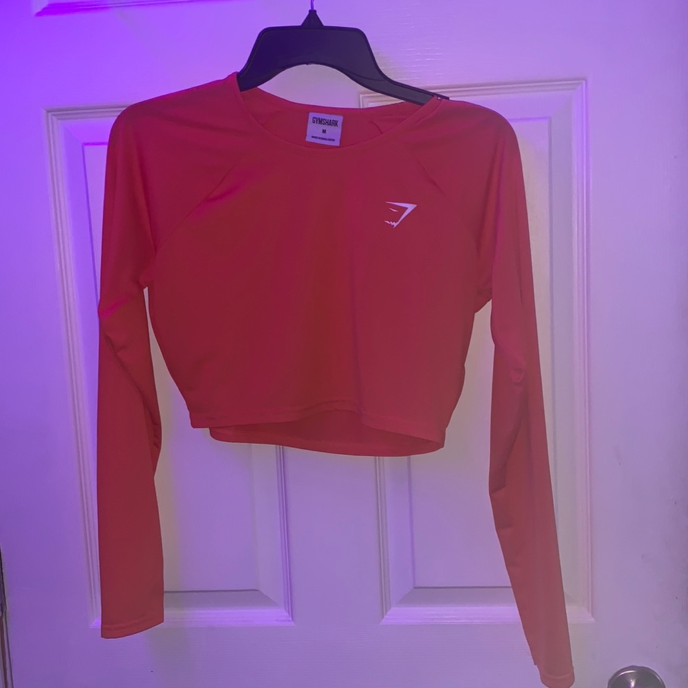 Gymshark sweat seamless long sleeve crop top